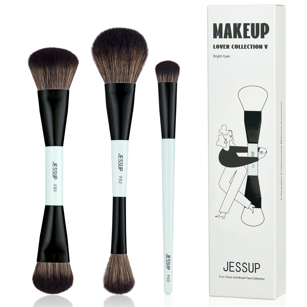 5 in 3 Duo-End Brush Face Collection