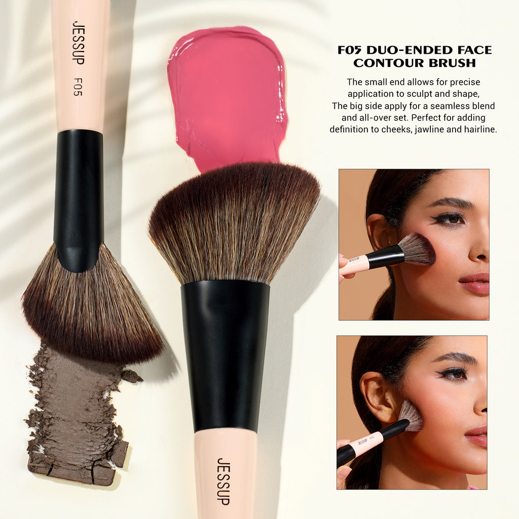 6 in 3 Duo-End Face Brush Collection