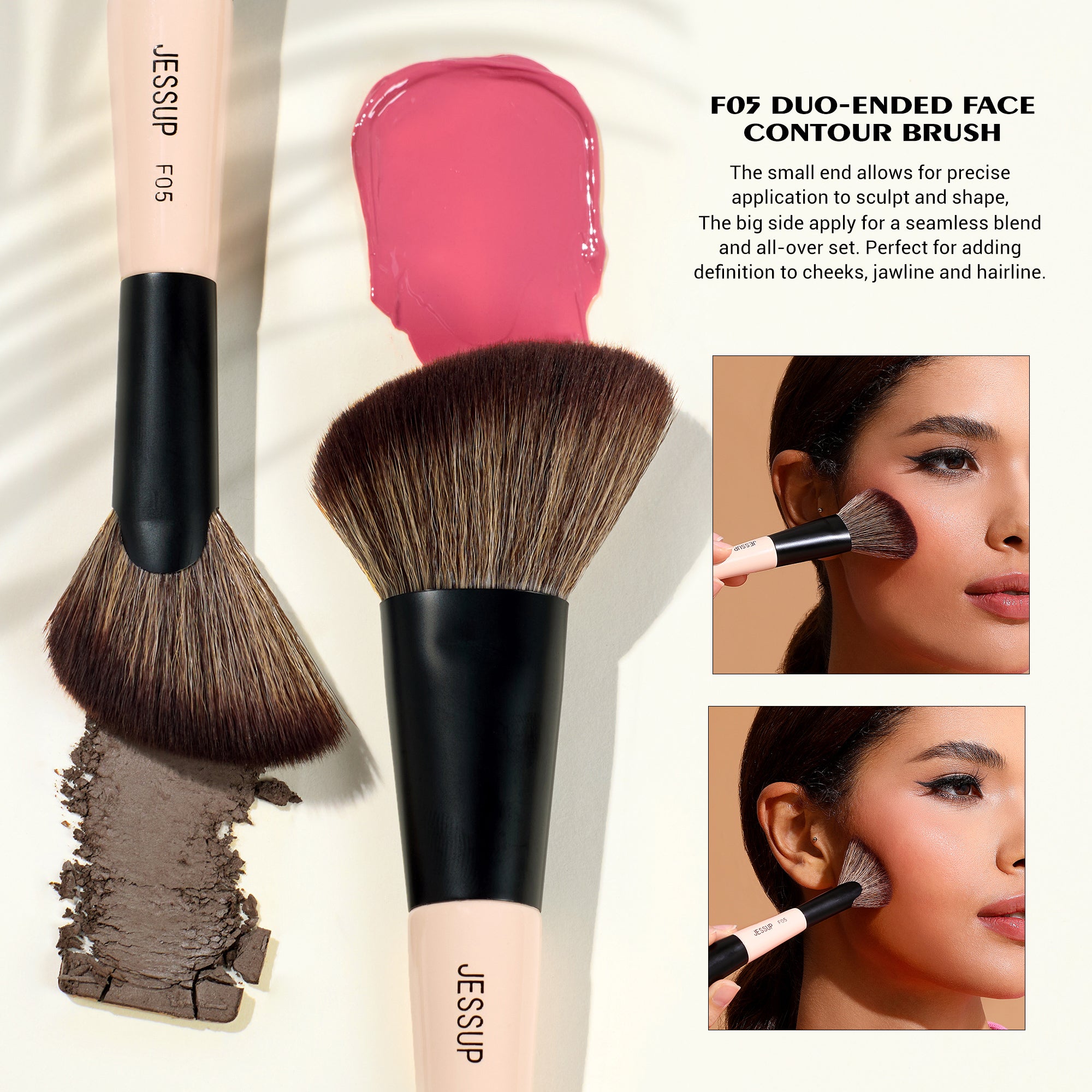 6 in 3 Duo-End Face Brush Collection
